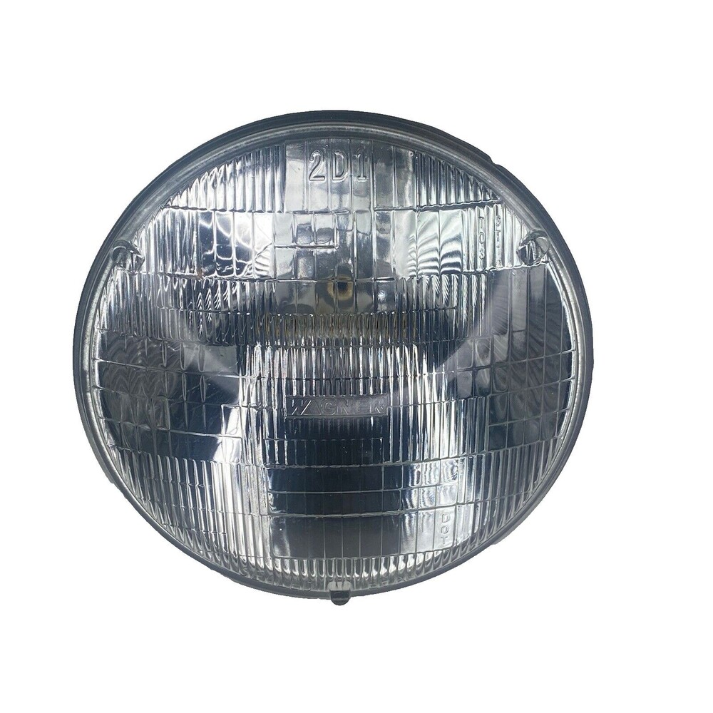 Head Light 7" Royal Enfield Bullet Wagner H6024 2D1 3 Prong Sealed Beam OEM
